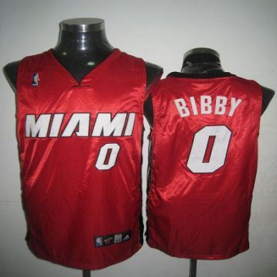Jerseys Factory Cheap Heat #0 Bibby Red Embroidered NBA Jersey