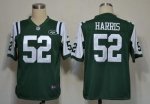 Jerseys Factory Cheap Nike Jets #52 David Harris Green Team Colo