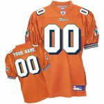 Jerseys Factory Cheap Dolphins Personalized Authentic Orange NFL