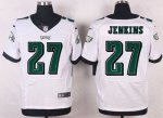 Jerseys Factory Cheap Nike Eagles #27 Malcolm Jenkins White Men'