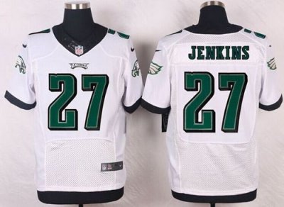 Jerseys Factory Cheap Nike Eagles #27 Malcolm Jenkins White Men'