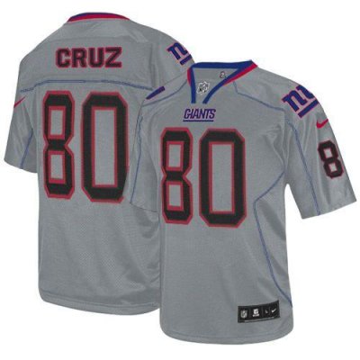 Jerseys Factory Cheap Nike Giants #80 Victor Cruz Lights Out Gre