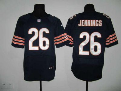 Jerseys Factory Cheap Nike Bears #26 Tim Jennings Navy Blue Team