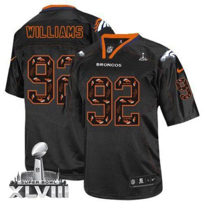 Jerseys Factory Cheap Nike Broncos #92 Sylvester Williams New Li
