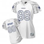 Jerseys Factory Cheap Cowboys #88 Dez Bryant White Women's Zebra
