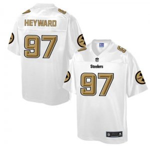 Jerseys Factory Cheap Nike Steelers #97 Cameron Heyward White Me