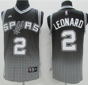Jerseys Factory Cheap Spurs #2 Kawhi Leonard Black Resonate Fash