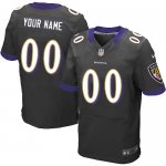 Jerseys Factory Cheap Nike Baltimore Ravens Customized Black Emb