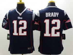 Jerseys Factory Cheap Nike Patriots #12 Tom Brady Navy Blue Team