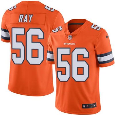 Jerseys Factory Cheap Nike Broncos #56 Shane Ray Orange Men's St