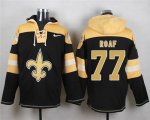 Jerseys Factory Cheap Nike Saints #77 Willie Roaf Black Player P