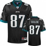 Jerseys Factory Cheap Nike Eagles #87 Brent Celek Black Stitched