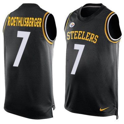 Jerseys Factory Cheap Nike Steelers #7 Ben Roethlisberger Black