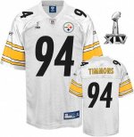 Jerseys Factory Cheap Steelers #94 Lawrence Timmons White Super