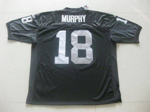 Jerseys Factory Cheap Raiders Louis Murphy #18 Stitched Black NF