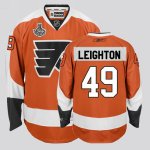Jerseys Factory Cheap Flyers #49 Michael Leighton Embroidered Or