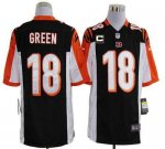 Jerseys Factory Cheap Nike Bengals #18 A.J. Green Black Team Col