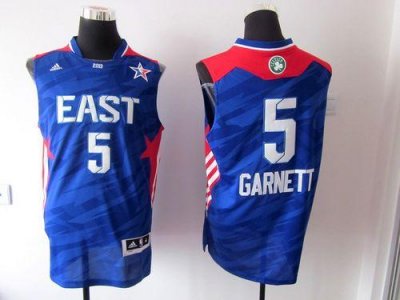 Jerseys Factory Cheap Celtics #5 Kevin Garnett Blue 2013 All Sta