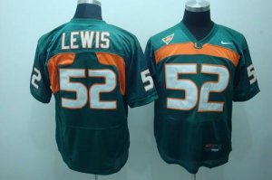Jerseys Factory Cheap Hurricanes #52 Ray Lewis Green Embroidered