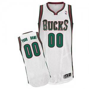 Jerseys Factory Cheap Bucks Personalized Authentic White NBA Jer
