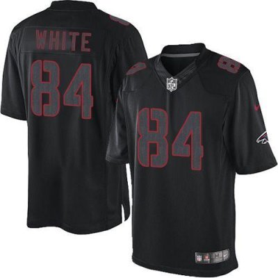 Jerseys Factory Cheap Nike Falcons #84 Roddy White Black Men's E