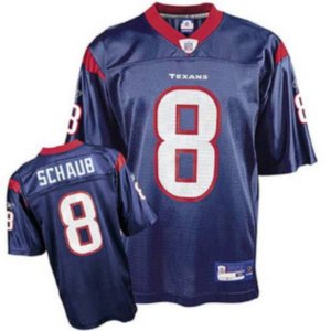 Jerseys Factory Cheap Texans #8 Matt Schaub Blue Stitched NFL Je