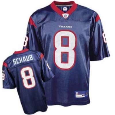 Jerseys Factory Cheap Texans #8 Matt Schaub Blue Stitched NFL Je