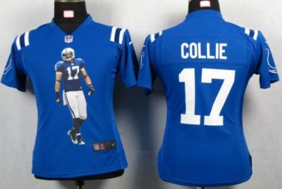 Jerseys Factory Cheap Nike Colts #17 Austin Collie Royal Blue Te