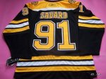 Jerseys Factory Cheap Bruins #91 Marc Savard Embroidered Black N