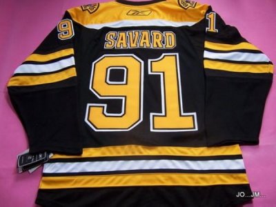 Jerseys Factory Cheap Bruins #91 Marc Savard Embroidered Black N