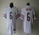 Jerseys Factory Cheap Nike Bears #6 Jay Cutler White Men's Embro