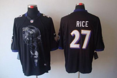 Jerseys Factory Cheap Nike Ravens #27 Ray Rice Black Alternate M