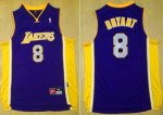 Jerseys Factory Cheap Lakers #8 Kobe Bryant Purple Nike Throwbac