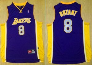 Jerseys Factory Cheap Lakers #8 Kobe Bryant Purple Nike Throwbac