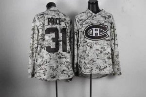Jerseys Factory Cheap Canadiens #31 Carey Price Camo Embroidered