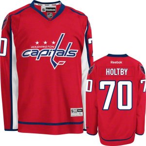 Jerseys Factory Cheap Capitals #70 Braden Holtby Red Embroidered