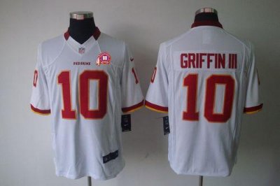 Jerseys Factory Cheap Nike Redskins #10 Robert Griffin III White
