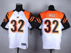Jerseys Factory Cheap Nike Bengals #32 Jeremy Hill White Men's S
