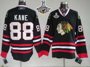 Jerseys Factory Cheap Blackhawks #88 Patrick Kane Embroidered Bl