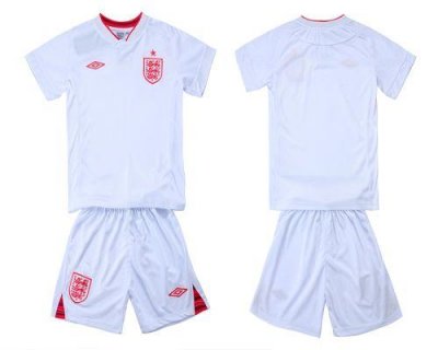 Jerseys Factory Cheap England Blank 2012/2013 White Home Kid Soc