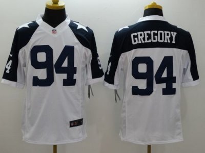 Jerseys Factory Cheap Nike Cowboys #94 Randy Gregory White Thank