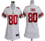 Jerseys Factory Cheap Nike Giants #80 Victor Cruz White Women's