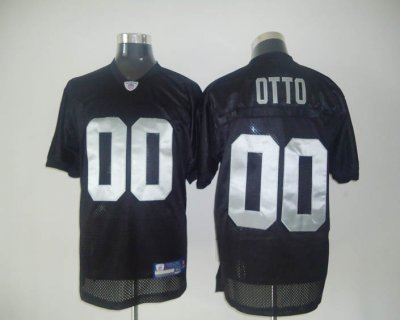 Jerseys Factory Cheap Raiders #0 Jim Otto Black Stitched NFL Jer