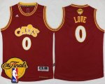 Jerseys Factory Cheap Cavaliers #0 Kevin Love Red CAVS The Final