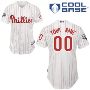 Jerseys Factory Cheap Phillies Personalized Authentic White Red