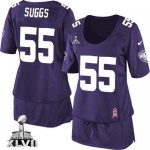 Jerseys Factory Cheap Nike Ravens #55 Terrell Suggs Purple Team