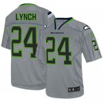 Jerseys Factory Cheap Nike Seahawks #24 Marshawn Lynch Lights Ou