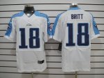 Jerseys Factory Cheap Nike Titans #18 Kenny Britt White Men's St