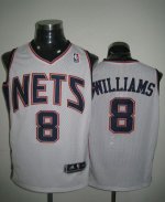 Jerseys Factory Cheap Revolution 30 Nets #8 Deron Williams White
