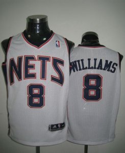 Jerseys Factory Cheap Revolution 30 Nets #8 Deron Williams White